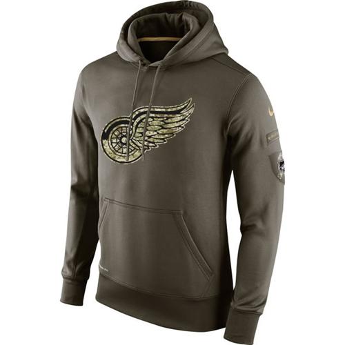 Detroit Red Wings Nike Salute To Service NHL Hoodie