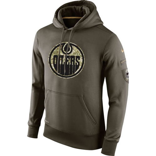 Edmonton Oilers Nike Salute To Service NHL Hoodie