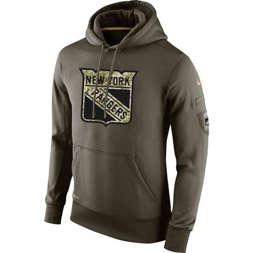 New York Rangers Nike Salute To Service NHL Hoodie