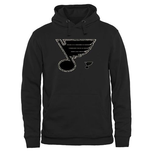 St. Louis Blues Black Rink Warrior Pullover Hoodie