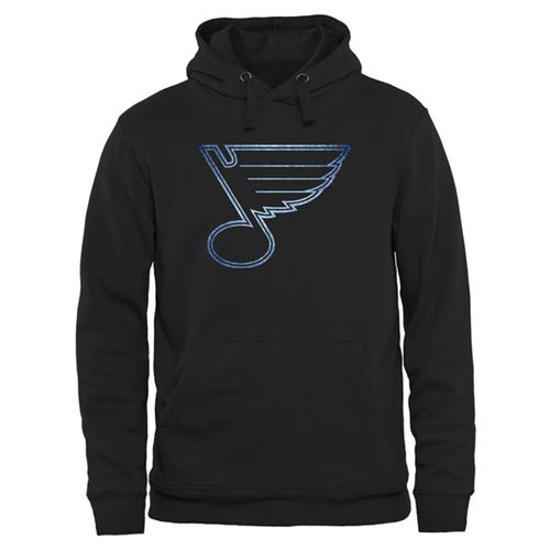 St. Louis Blues Rinkside Pond Hockey Pullover Hoodie Black