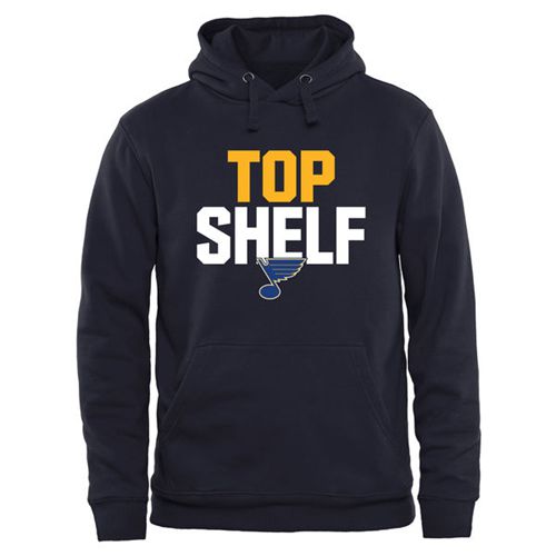 St. Louis Blues Top Shelf Pullover Hoodie Navy