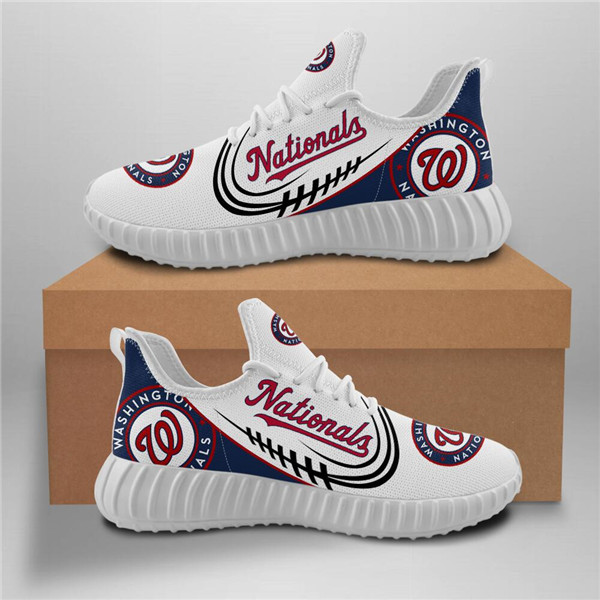 Women's MLB Washington Nationals Lightweight Running Shoes 005