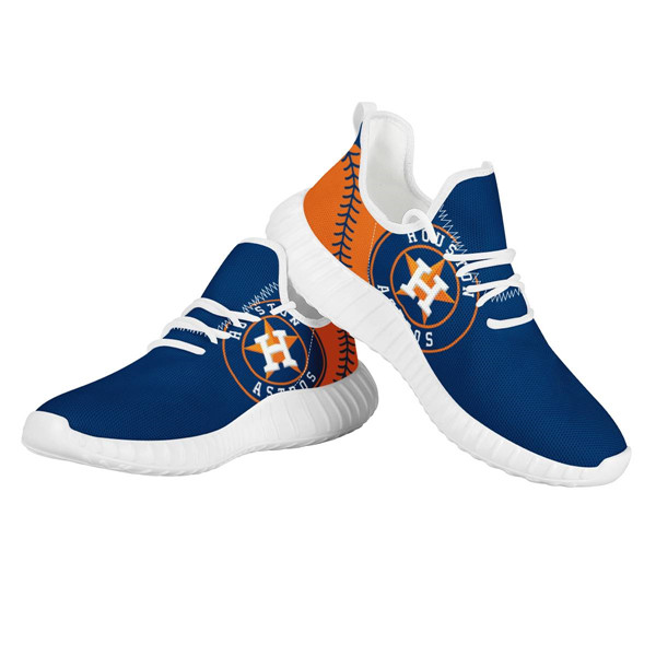 Men's MLB Houston Astros Lightweight Running Shoes 002 - Click Image to Close