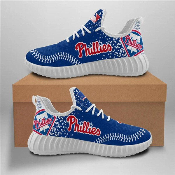 Men's MLB Philadelphia Phillies Lightweight Running Shoes 004