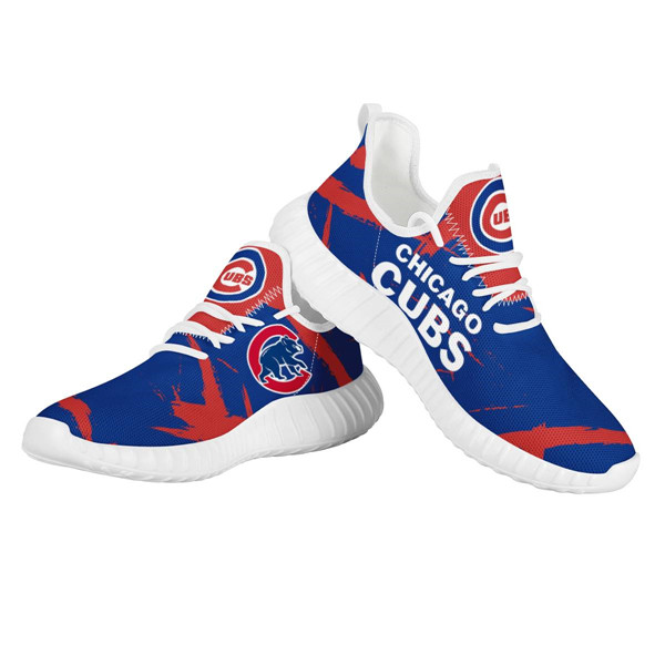 Women's MLB Chicago Cubs Lightweight Running Shoes 007