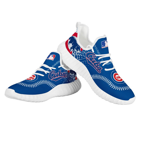 Women's MLB Chicago Cubs Lightweight Running Shoes 009