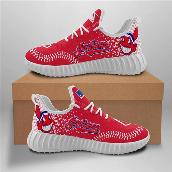 Men's MLB Cleveland Indians Lightweight Running Shoes 002