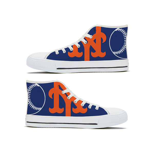 Women's MLB New York Mets Lightweight Running Shoes 005