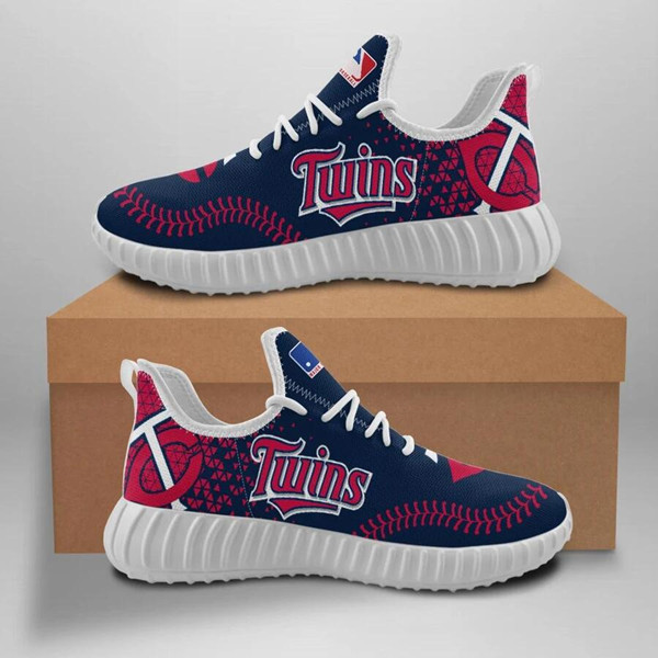 Women's MLB Minnesota Twins Lightweight Running Shoes 002