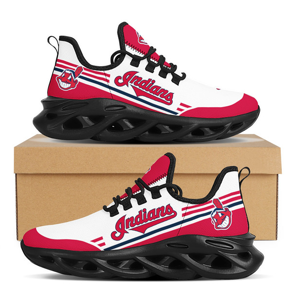 Men's Cleveland Indians Flex Control Sneakers 001 - Click Image to Close