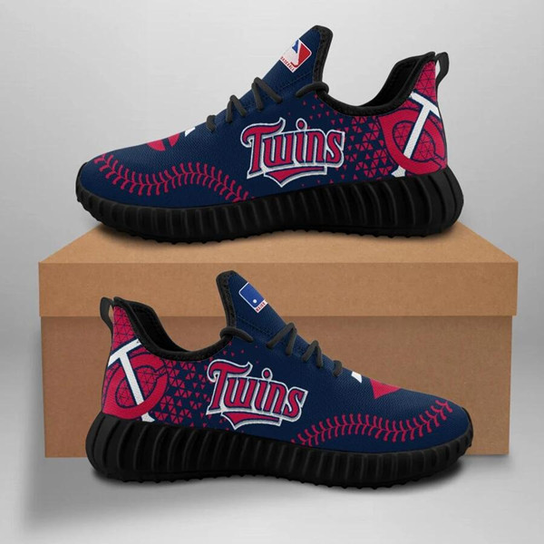 Men's MLB Minnesota Twins Lightweight Running Shoes 003