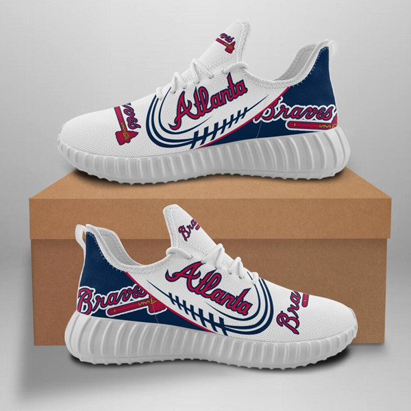 Women's MLB Atlanta Braves Lightweight Running Shoes 005