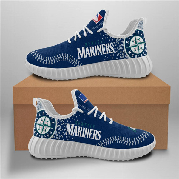 Men's MLB Seattle Mariners Lightweight Running Shoes 010