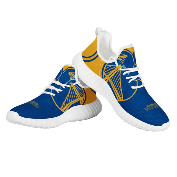 Women's NBA Golden State Warriors Lightweight Running Shoes 004