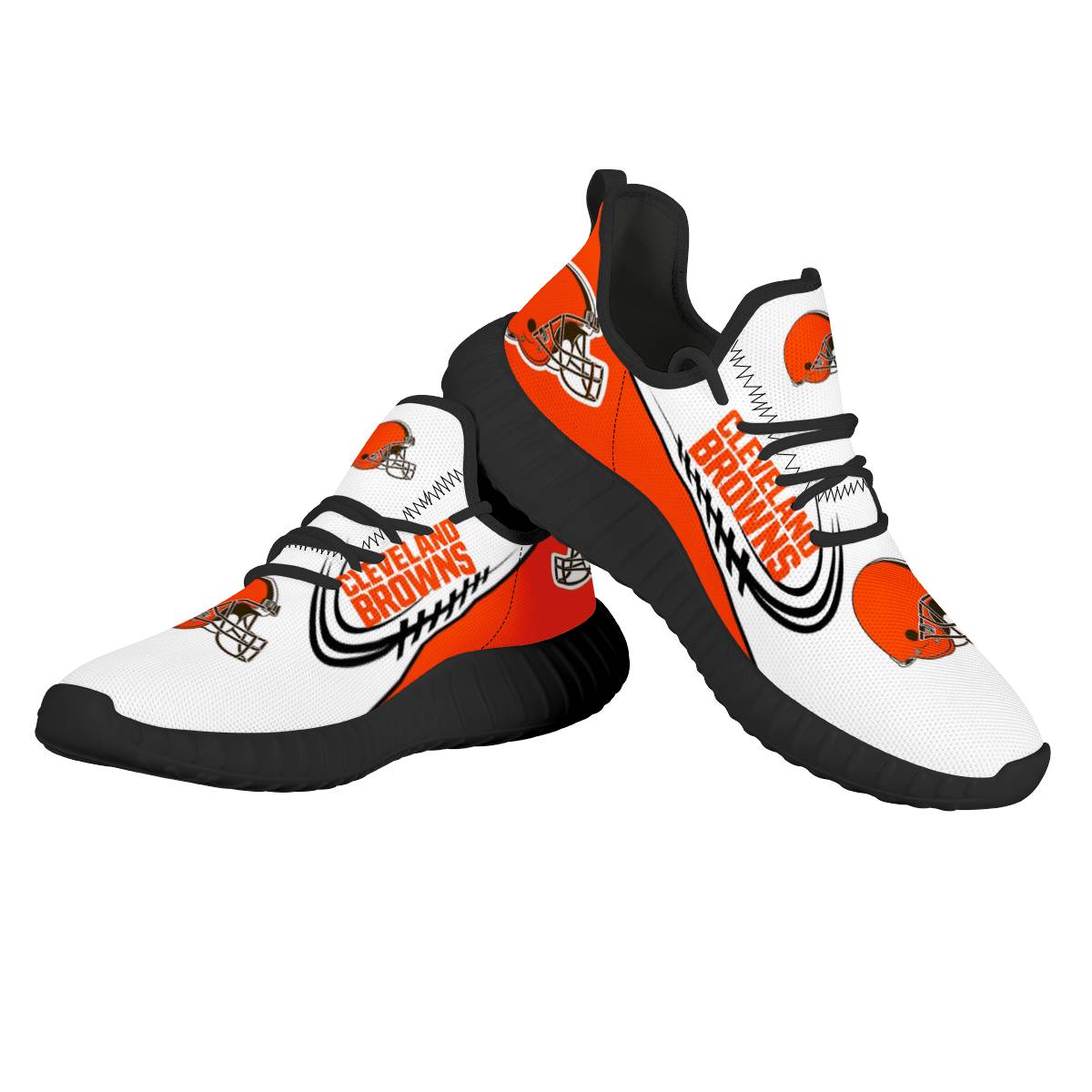 Men's NFL Cleveland Browns Lightweight Running Shoes 001