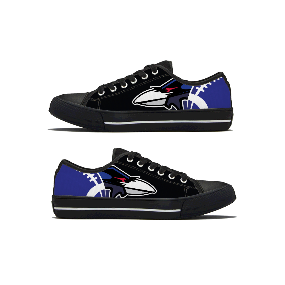 Men's Baltimore Ravens Low Top Canvas Sneakers 001