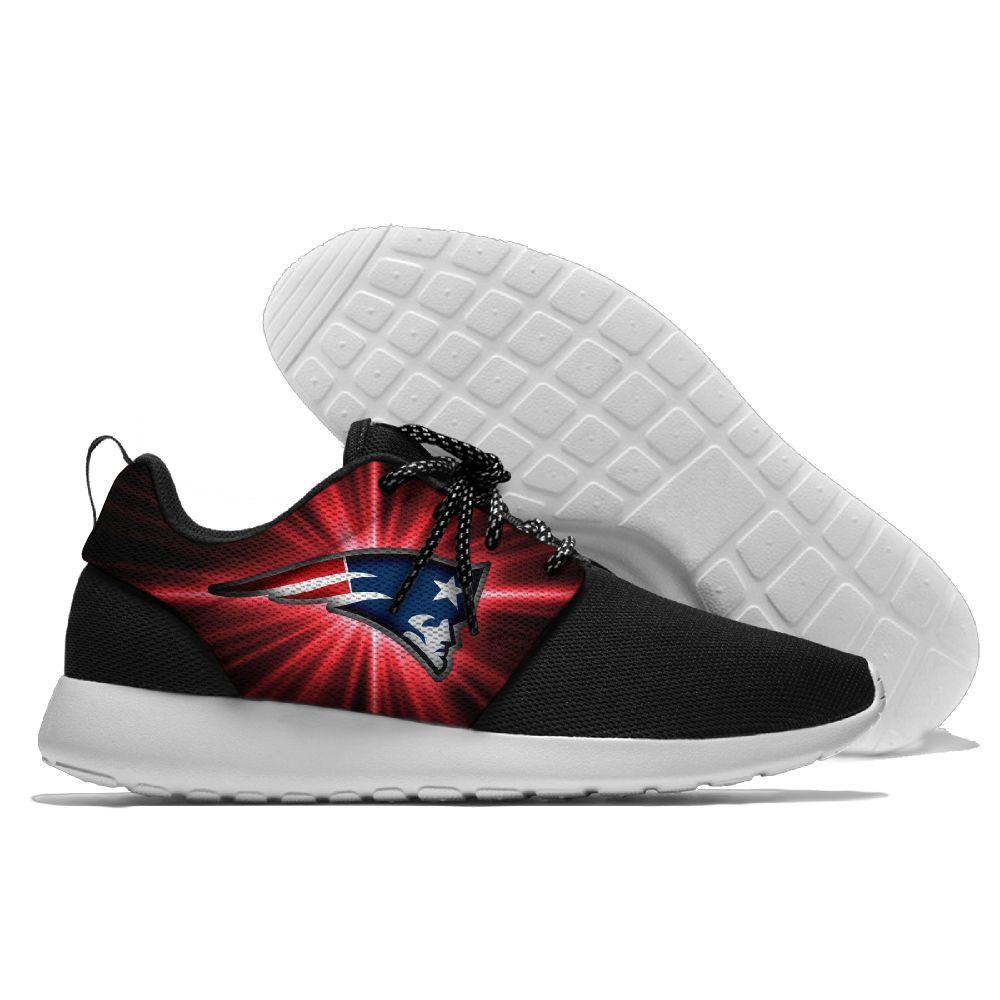 Men's NFL New England Patriots Roshe Style Lightweight Running Shoes 001