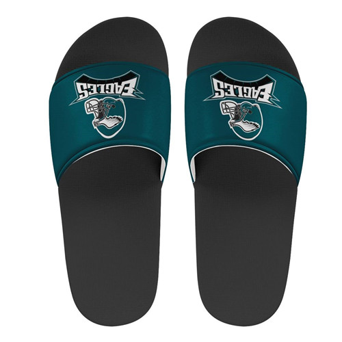 Men's Philadelphia Eagles Flip Flops 001 - Click Image to Close