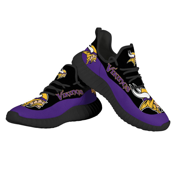 Women's NFL Minnesota Vikings Lightweight Running Shoes 013