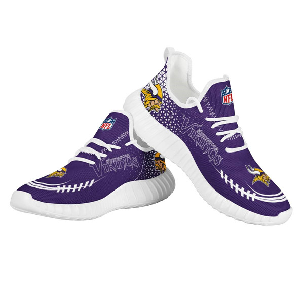 Men's NFL Minnesota Vikings Lightweight Running Shoes 009