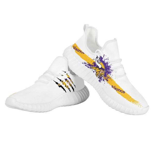 Women's NFL Minnesota Vikings Lightweight Running Shoes 007