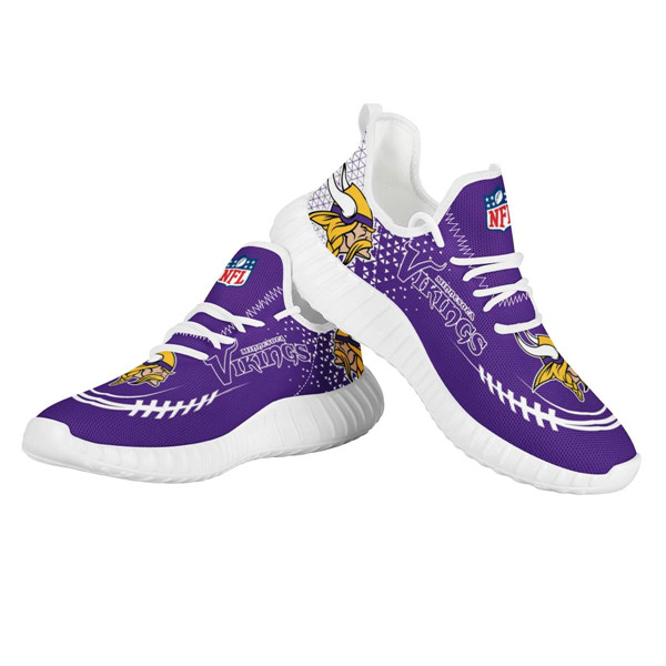 Women's NFL Minnesota Vikings Lightweight Running Shoes 008