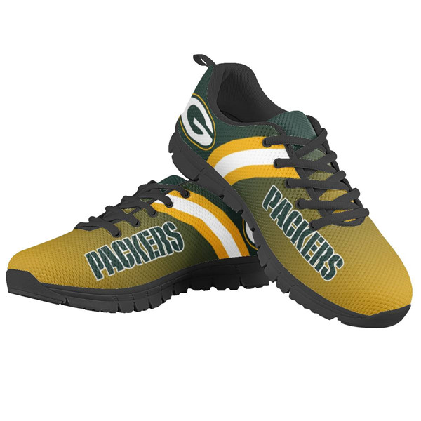 Men's NFL Green Bay Packers Lightweight Running Shoes 012