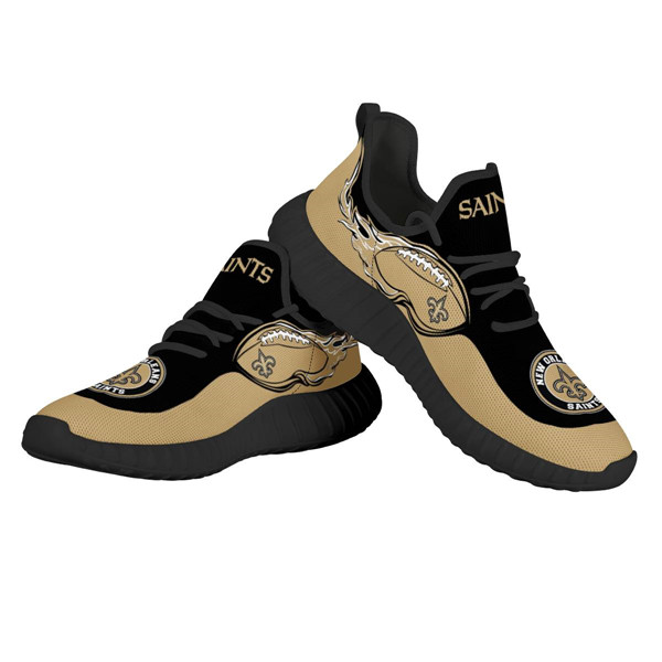 Women's NFL New Orleans Saints Lightweight Running Shoes 012