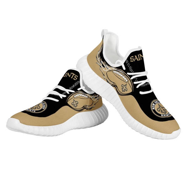 Women's NFL New Orleans Saints Lightweight Running Shoes 003