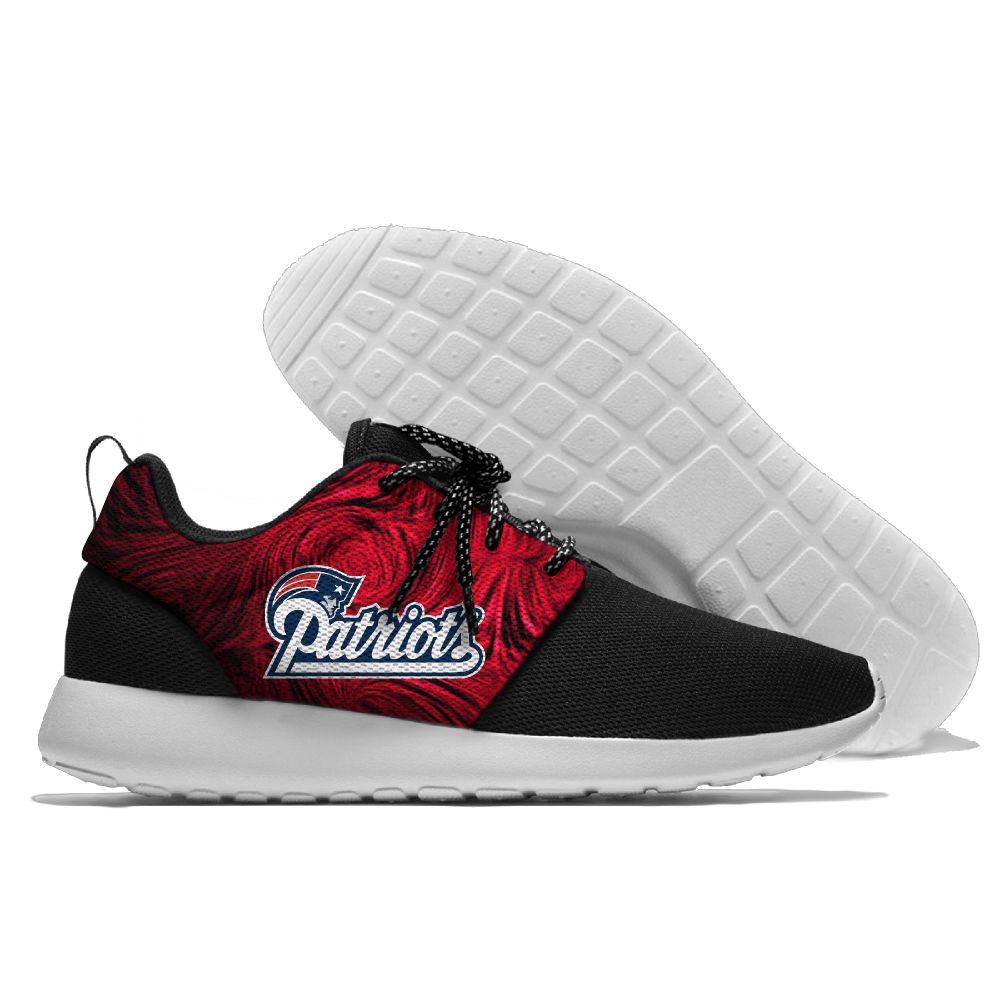 Men's NFL New England Patriots Roshe Style Lightweight Running Shoes 003