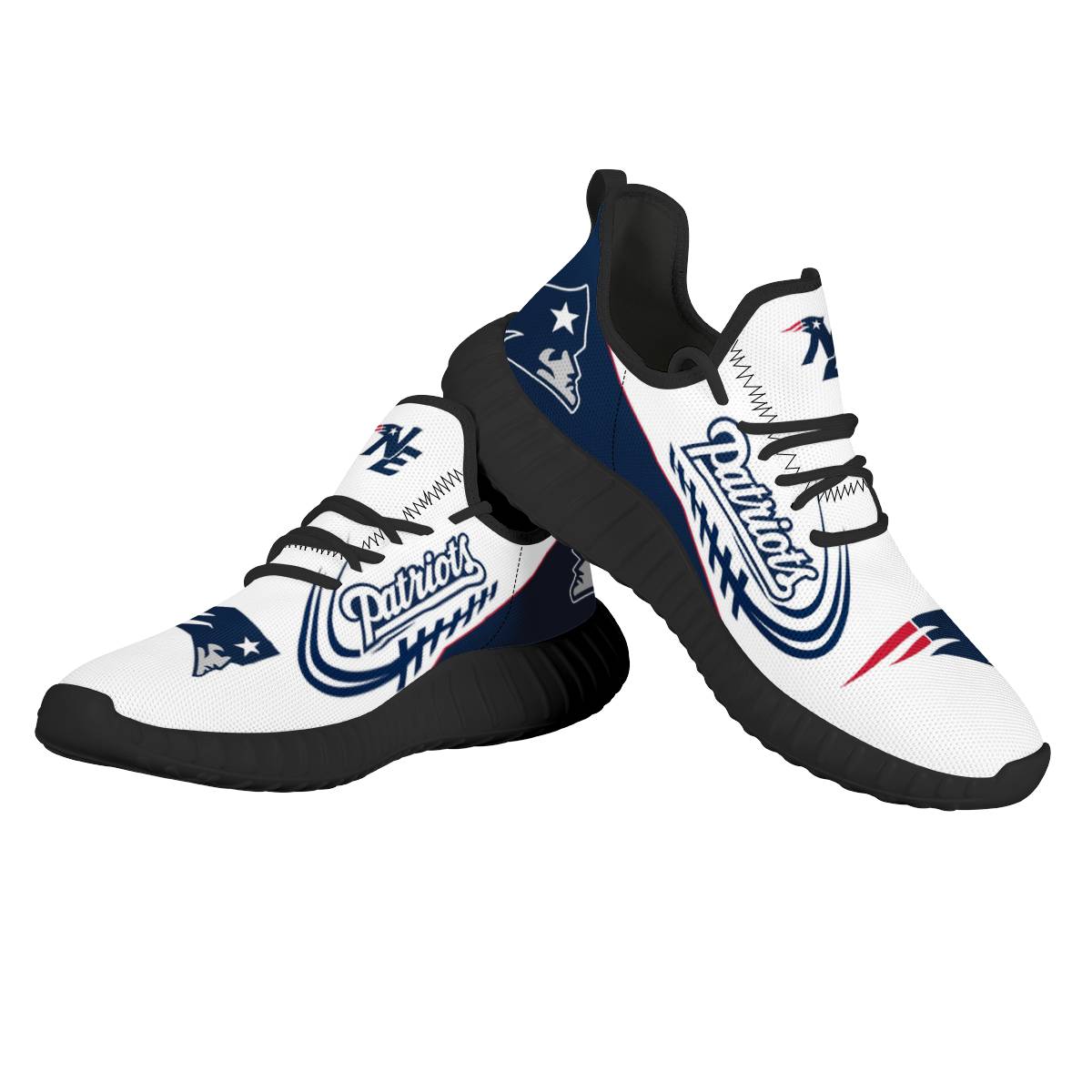 Women's NFL New England Patriots Lightweight Running Shoes 002