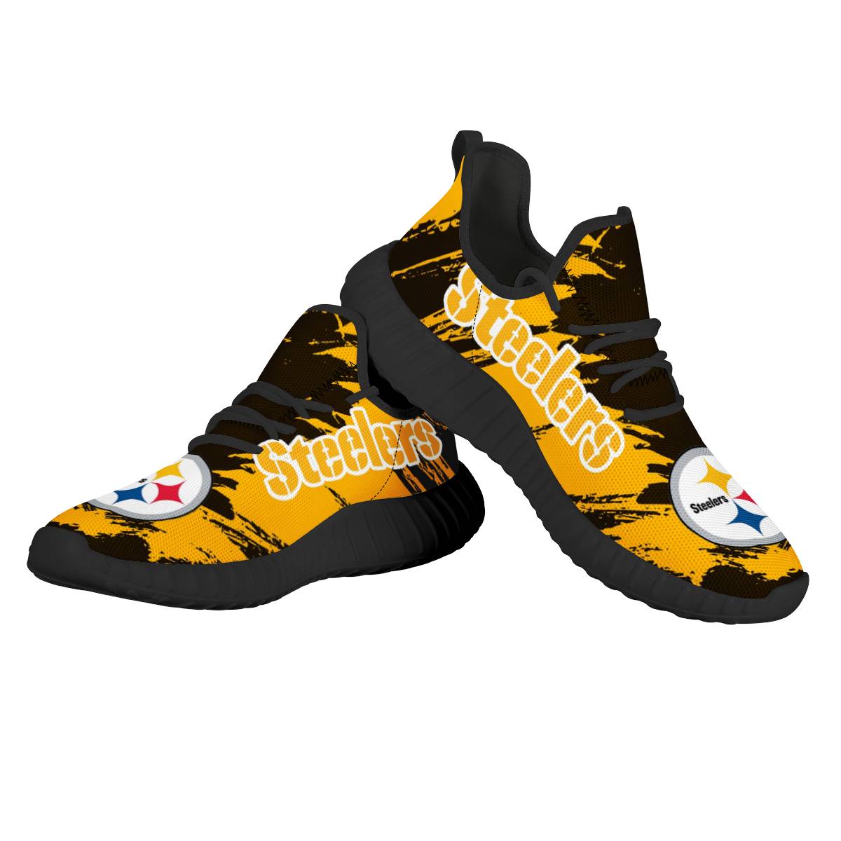 Men's NFL Pittsburgh Steelers Lightweight Running Shoes 003 - Click Image to Close