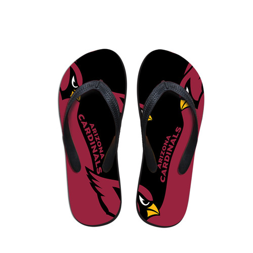 All Sizes Arizona Cardinals Flip Flops 001 - Click Image to Close