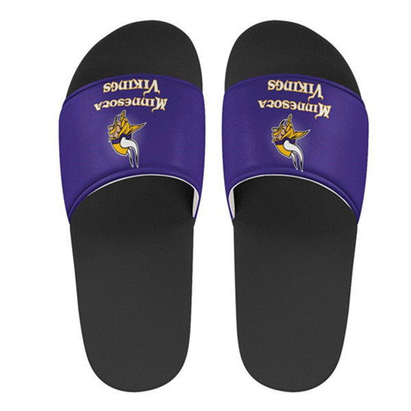 Men's Minnesota Vikings Flip Flops 001