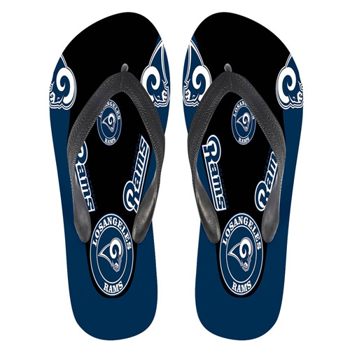 All Sizes Los Angeles Rams Flip Flops 001