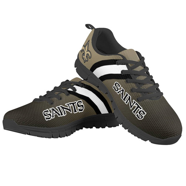 Women's NFL New Orleans Saints Lightweight Running Shoes 013