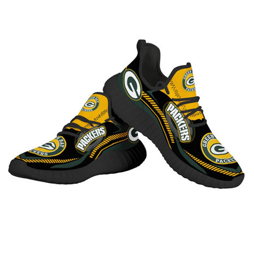 Women's NFL Green Bay Packers Lightweight Running Shoes 003 - Click Image to Close