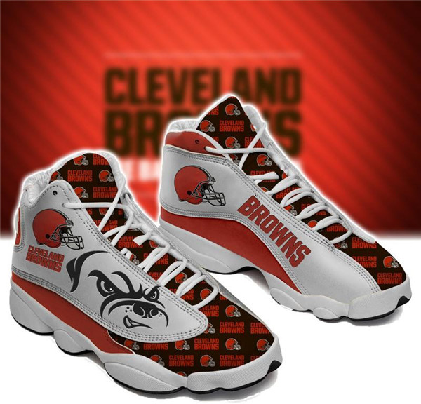 Men's Cleveland Browns Limited Edition JD13 Sneakers 004