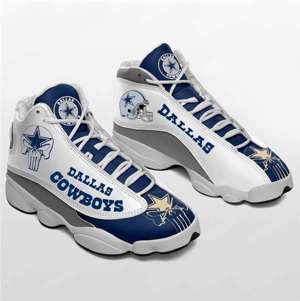 Men's Dallas Cowboys Limited Edition JD13 Sneakers 011 - Click Image to Close