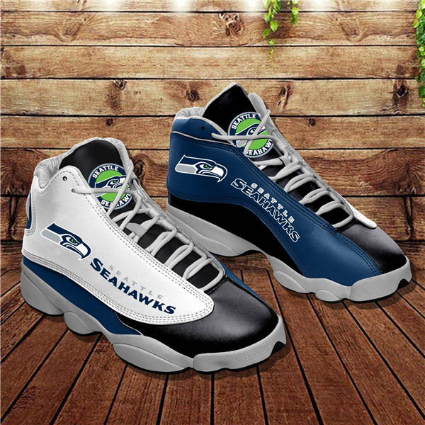 Women's Seattle Seahawks Limited Edition JD13 Sneakers 003 - Click Image to Close