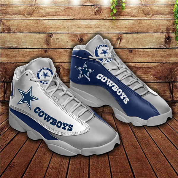 Men's Dallas Cowboys Limited Edition JD13 Sneakers 010 - Click Image to Close