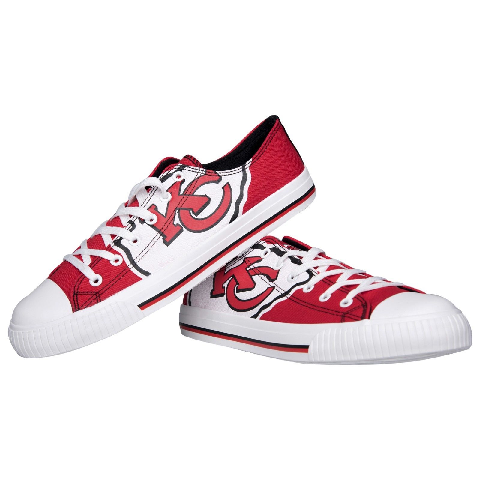 Men's NFL Kansas City Chiefs Repeat Print Low Top Sneakers