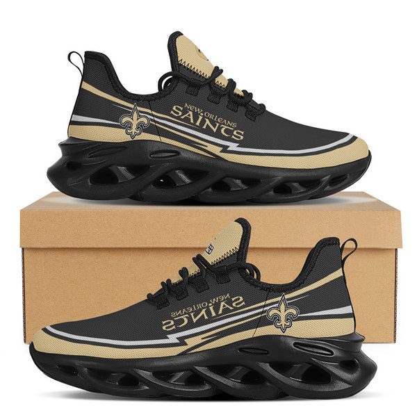 Men's New Orleans Saints Flex Control Sneakers 005