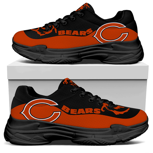 Women's Chicago Bears Edition Chunky Sneakers With Line 001