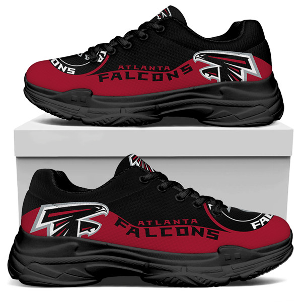 Women's Atlanta Falcons Edition Chunky Sneakers With Line 004 - Click Image to Close