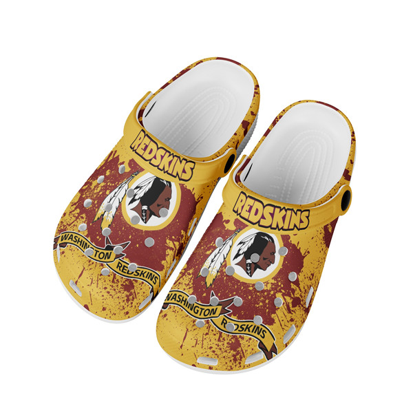 Men's Washington Football Team Bayaband Clog Shoes 002