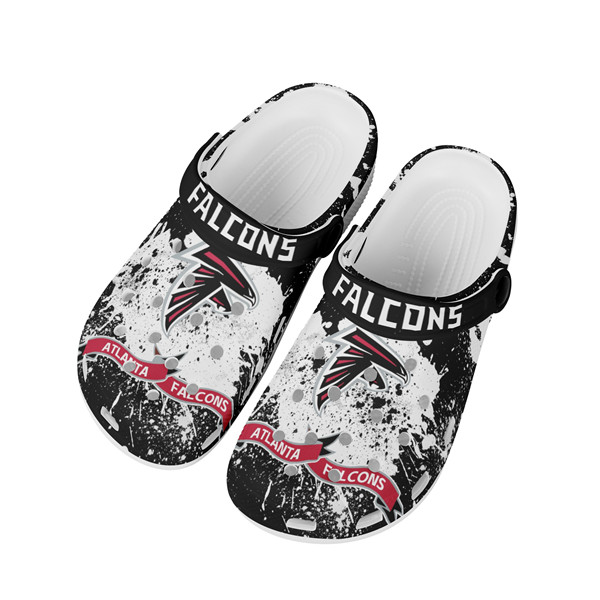 Women's Atlanta Falcons Bayaband Clog Shoes 002