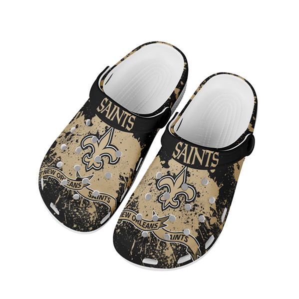 Women's New Orleans Saints Bayaband Clog Shoes 002