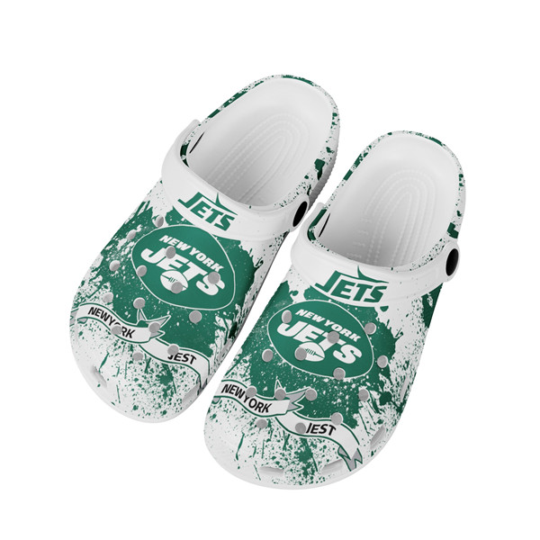 Men's New York Jets Bayaband Clog Shoes 002